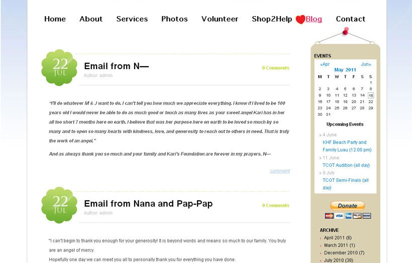 Blog Page