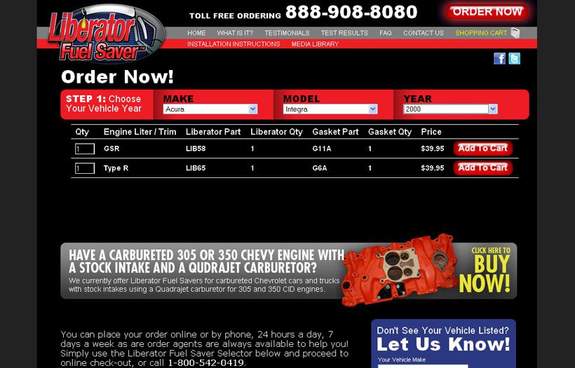 Order Page