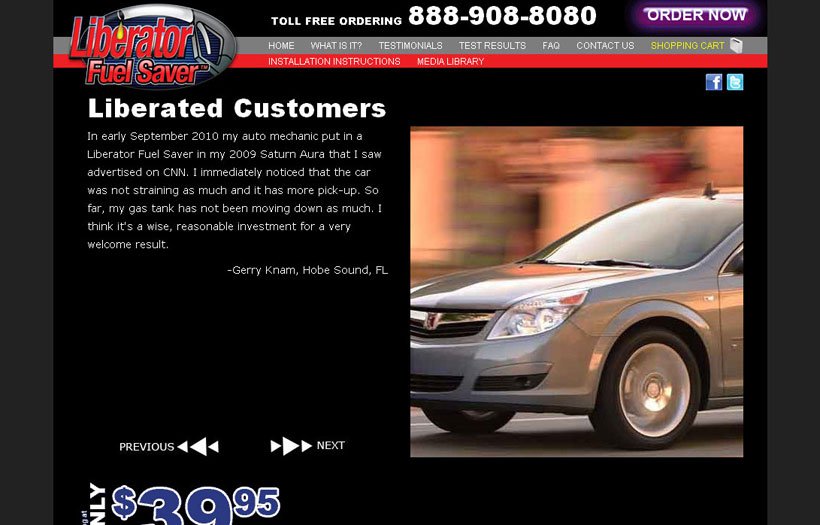 Testimonials Page