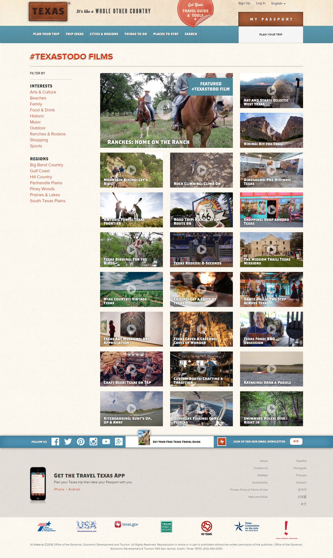 TexasTodo Films Page