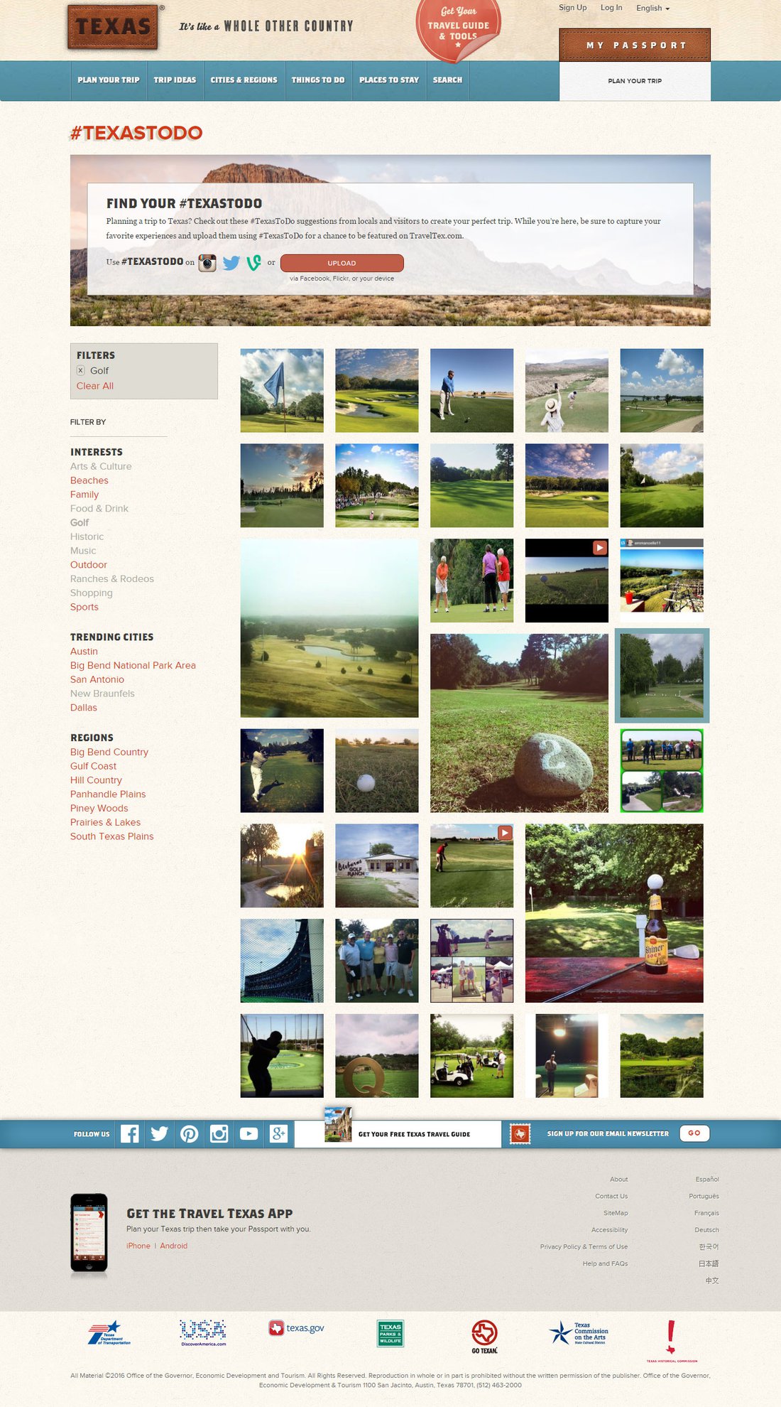 TexasTodo Page